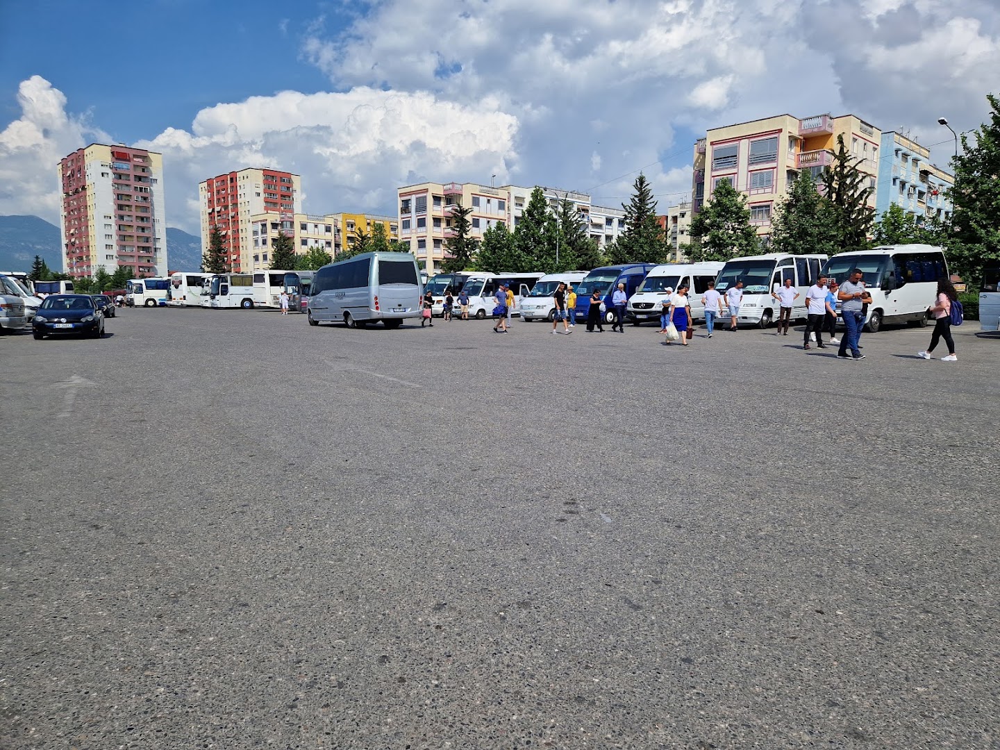 Tirana Parking - South and North Bus Terminal