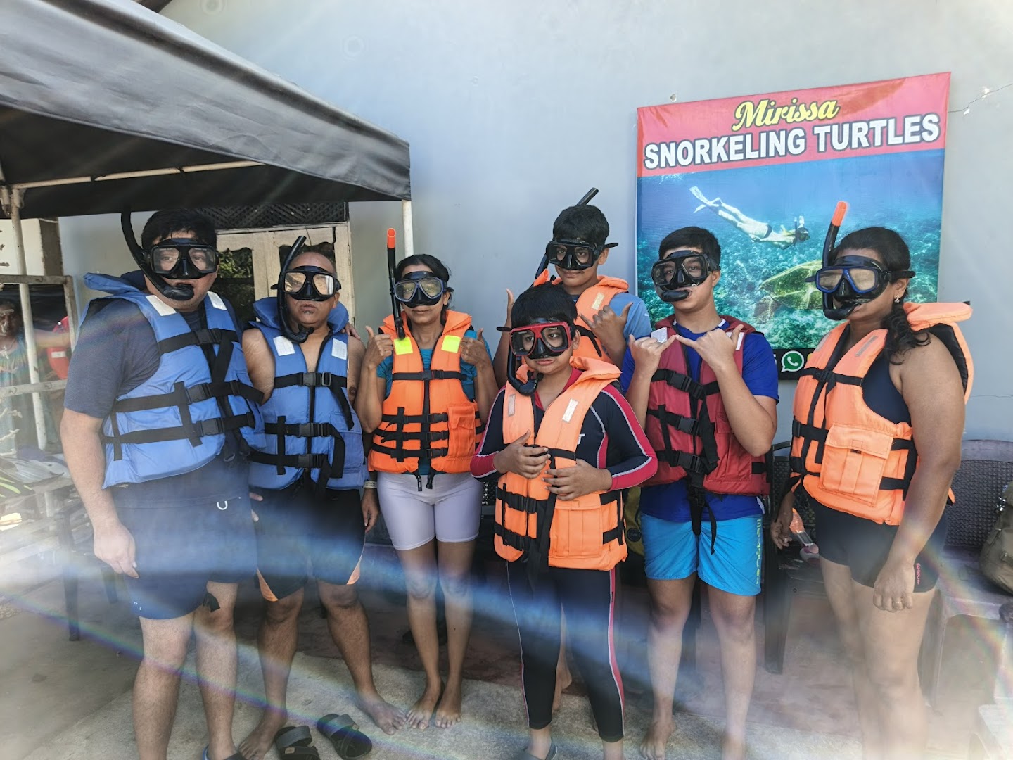 Mirissa snorkeling turtles