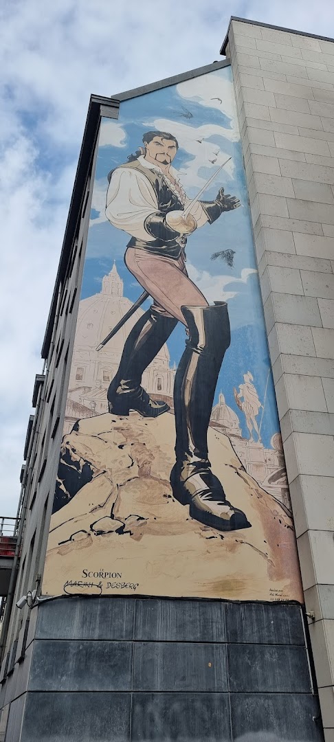 "The Scorpion" Comic Strip Wall
